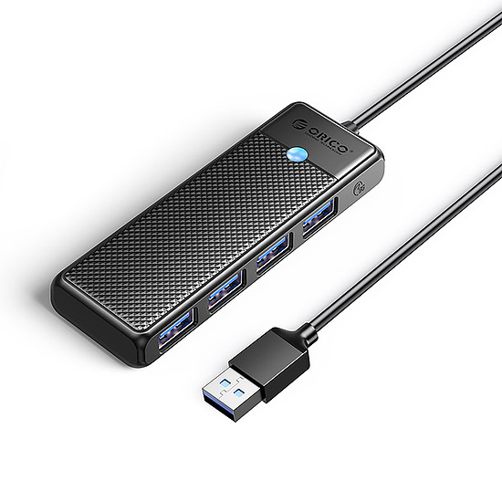 Orico PAPW4A-C3 USB-A Hub Dokkolóállomás 4x USB-A 3.0 - Fekete