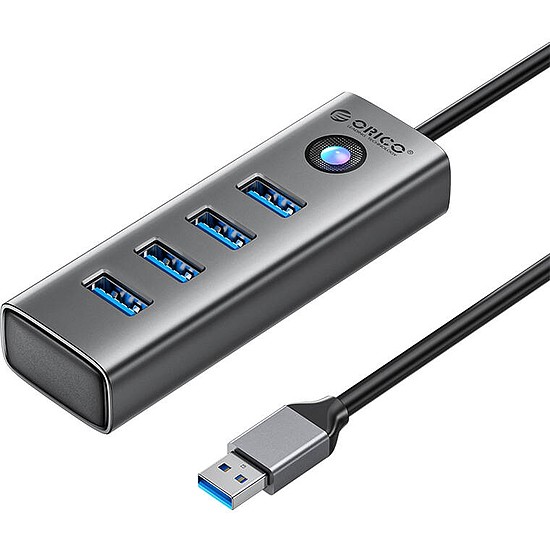 Orico PDD4U USB-4x USB 3.0 hub adapter szürke (PDD4U-U3-015-GY-EPIP)