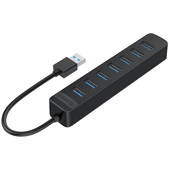 Orico TWU3 USB-7x USB 3.0 hub adapter fekete (TWU3-7A-BK-EP-IP)