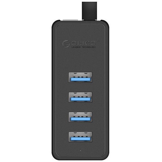 Orico W5P-100 USB-4x USB 3.0 hub adapter fekete (W5P-U3-100-BK-EP-IP)
