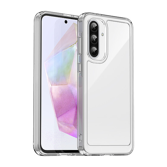 Outer Space tok Samsung Galaxy A26 tokhoz, rugalmas kerettel - átlátszó