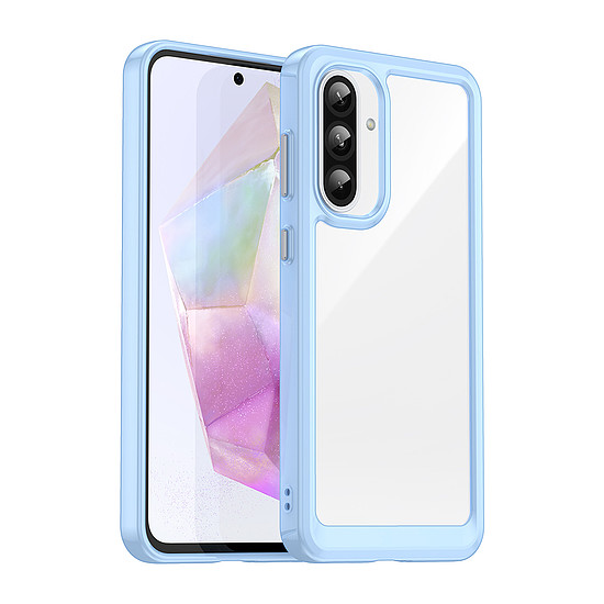 Outer Space tok Samsung Galaxy A26 tokhoz, rugalmas kerettel - kék