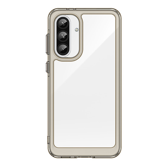 Outer Space tok Samsung Galaxy A36 készülékhez, rugalmas kerettel - félig átlátszó, fekete