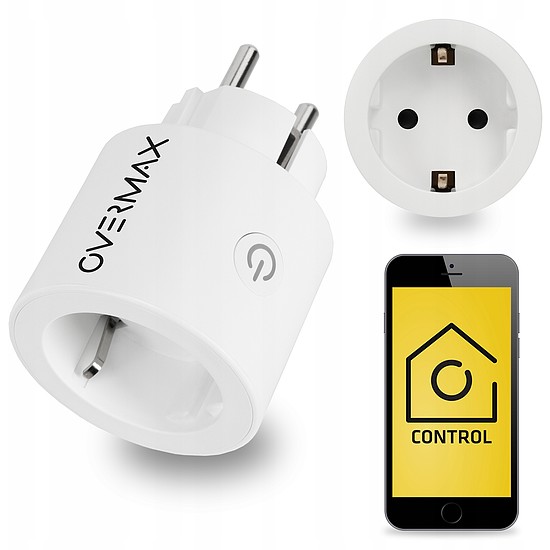 Overmax Flow Control Smart Wifi okos aljzat 16A/4000W (OVFLOWCONTROL)