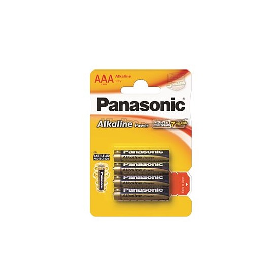 Panasonic Alkaline Power AAA mikroceruza elem 4db bliszteren