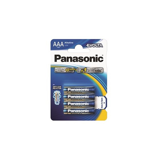 Panasonic EVOLTA mikro elem AAA alkáli 4 db/bliszter LR3 LR03EGE-4BP