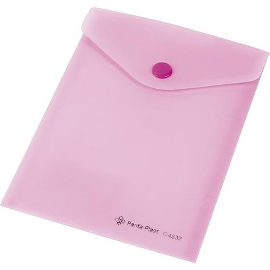 Panta Plast PP patentos irattasak A6 pasztell rózsaszín