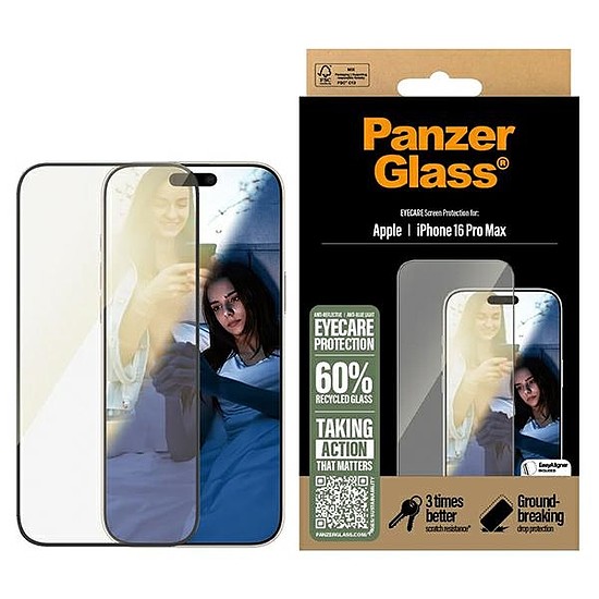 PanzerGlass EyeCare képernyővédő fólia iPhone 16 Pro Max 6,9" Ultra-Wide Fit 2868