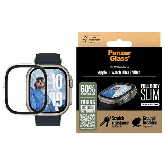 PanzerGlass Full Body Slim Apple Watch Ultra 2 / Ultra 49mm átlátszó/átlátszó 3715