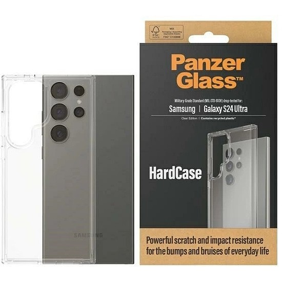 PanzerGlass HardCase Military minőségű Samsung Galaxy S24 Ultra készülékhez - átlátszó