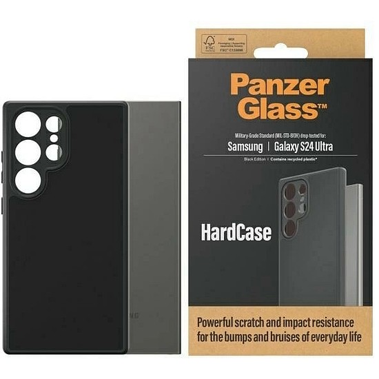 PanzerGlass HardCase Military minőségű Samsung Galaxy S24 Ultra készülékhez - fekete