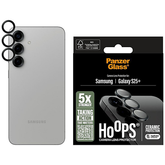 PanzerGlass Hoops lencsevédő Samsung Galaxy S25+ készülékhez
