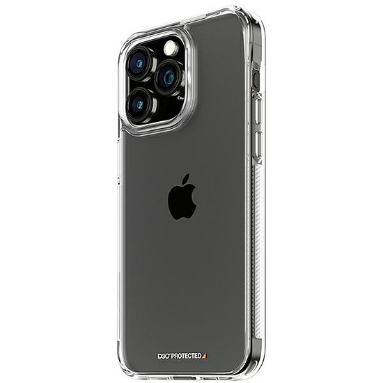 PanzerGlass kemény tok D3O-val és katonai fokozatú tanúsítvánnyal iPhone 15 Pro Max készülékhez - átlátszó