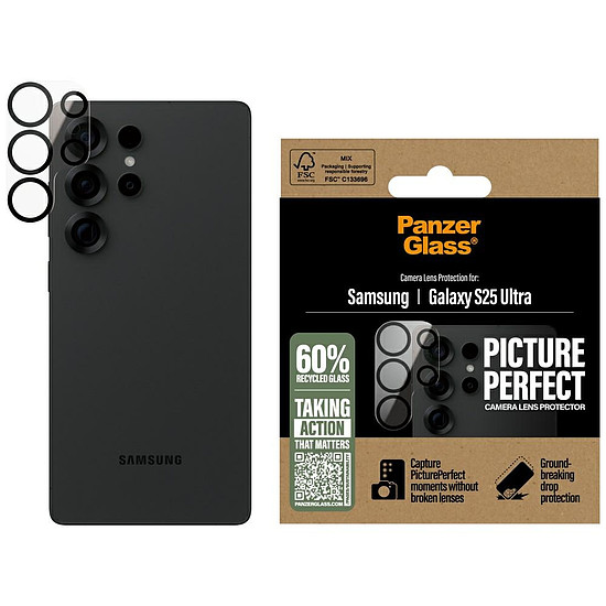 PanzerGlass PicturePerfect lencsevédő edzett üveg Samsung Galaxy S25 Ultra készülékhez