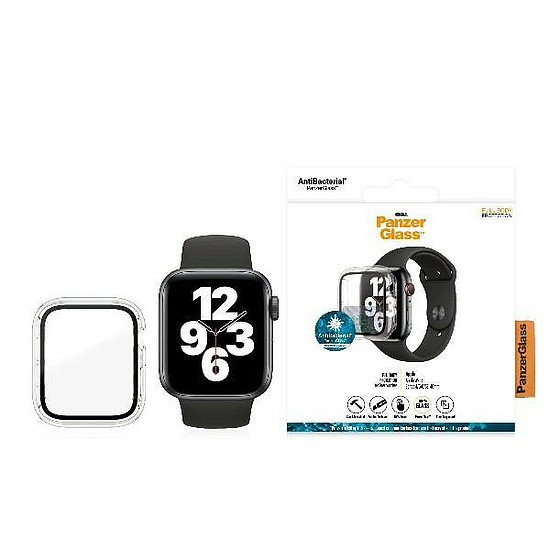PanzerGlass teljes testre szabható tok Apple Watch 4 / 5 / 6 / SE 40 mm-hez - átlátszó