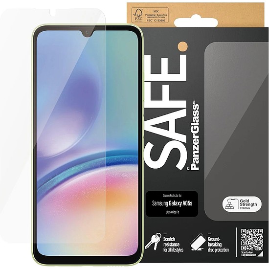 PanzerGlass Ultra-Wide Fit edzett üveg Samsung Galaxy A05s készülékhez
