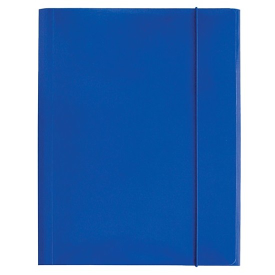Papír gumis mappa Optima A4 kék 600 gr.