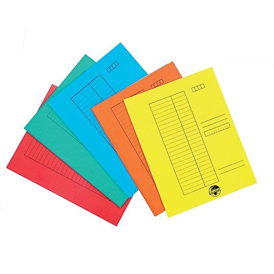 Papír színes gyorsfűző A4 karton piros 230 gr.