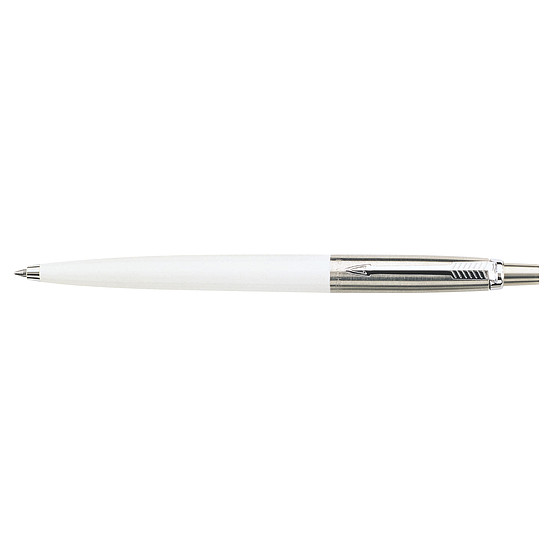 Parker Jotter golyóstoll fehér, fém+műanyag, nyomógombos 0,7 mm kék írásszín S0032930