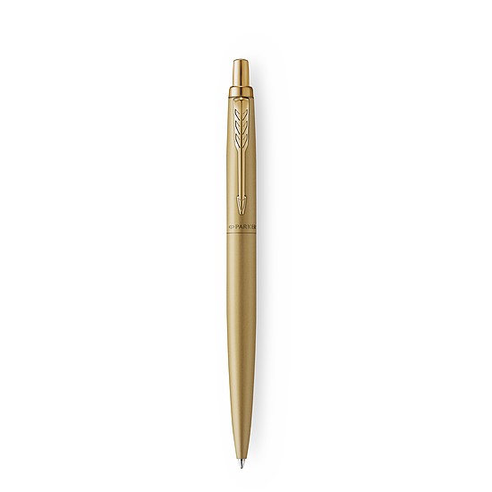 Parker Royal Jotter XL golyóstoll, fém, nyomógombos rozsdamentes acél, arany arany klipsz 0,7 mm kék írásszín 2122754