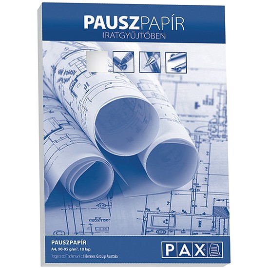 Pauszpapír, A4, 10 lap, PAX (PAX1150004)