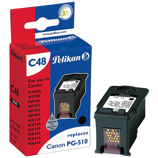 Pelikan Canon PG-510 Black tintapatron 11ml 4105707 Gr.1511