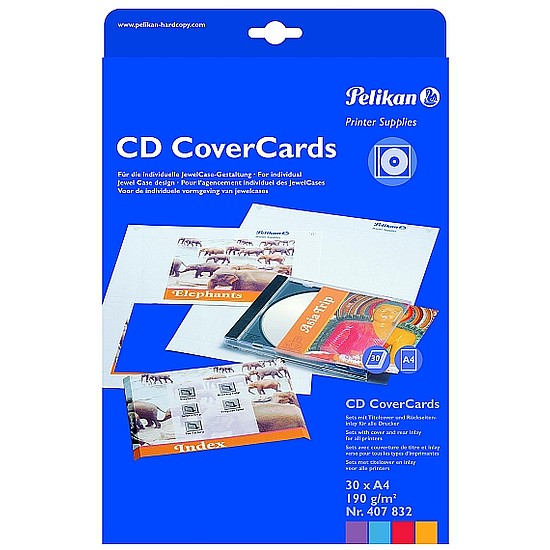 Pelikan CD tok címke 30db 190gr. /407832