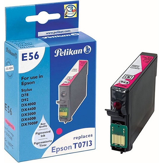 Pelikan Epson T0713 Magenta tintapatron 9ml 359568 Gr. 1607