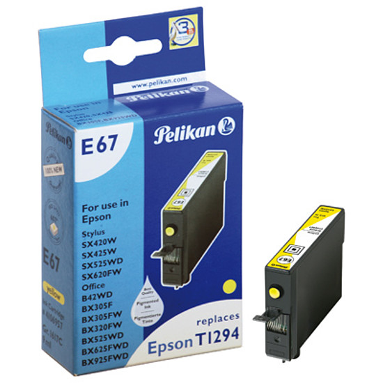 Pelikan Epson T1294 Yellow tintapatron 9ml 4108630 Gr. 1617