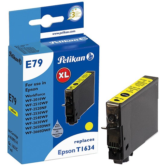 Pelikan Epson T16XL T1634 Yellow tintapatron 7ml 4109514 Gr. 1621C