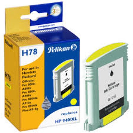Pelikan HP C4909AE No.940XL Yellow tintapatron 20ml 4109033 Gr. 1716