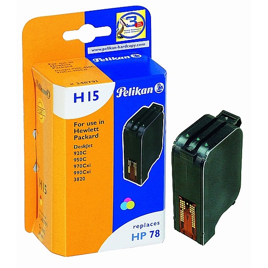 Pelikan HP C6578D No.78 Color tintapatron 3 x 6,3ml 348791 Gr. 992