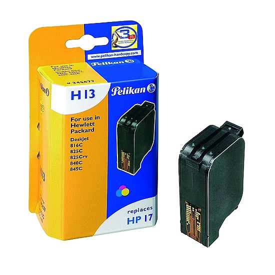Pelikan HP C6625A No.17 Color tintapatron 3 x 5ml 345677 Gr. 993