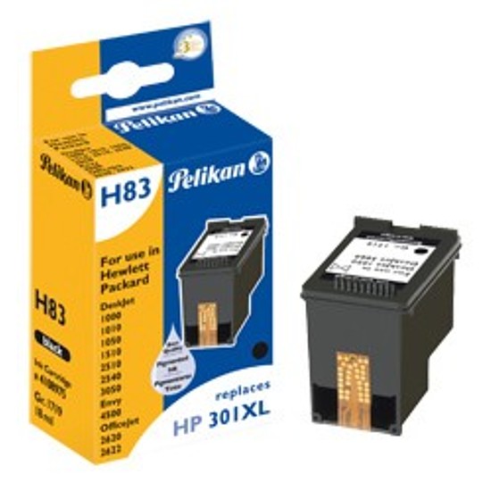 Pelikan HP CH563EE No.301XL Black tintapatron 18ml 4108975 Gr. 1719
