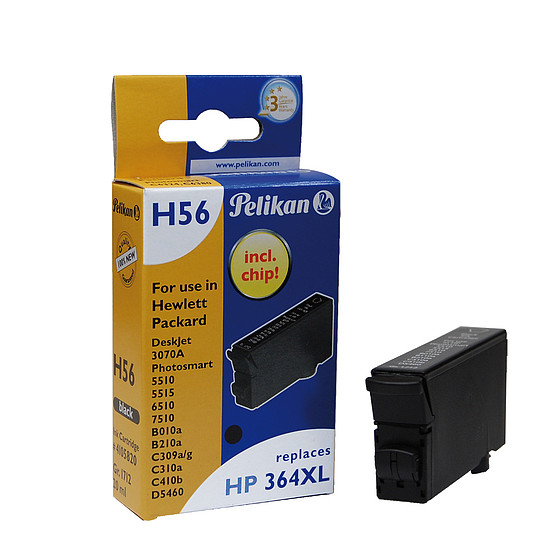 Pelikan HP CN684EE No.364XL CB321E Black tintapatron 20ml 4105820 Gr. 1712