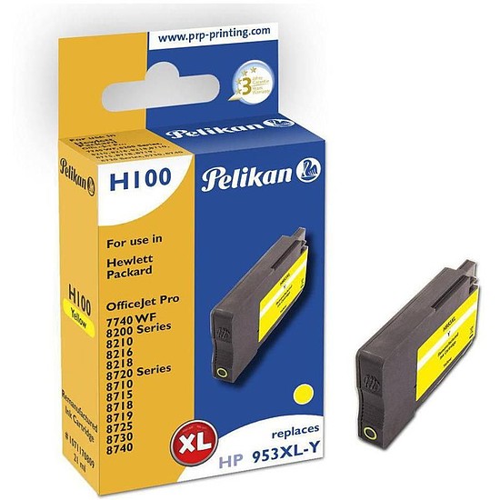 Pelikan HP F6U18AE No.953XL Yellow tintapatron 1071170809