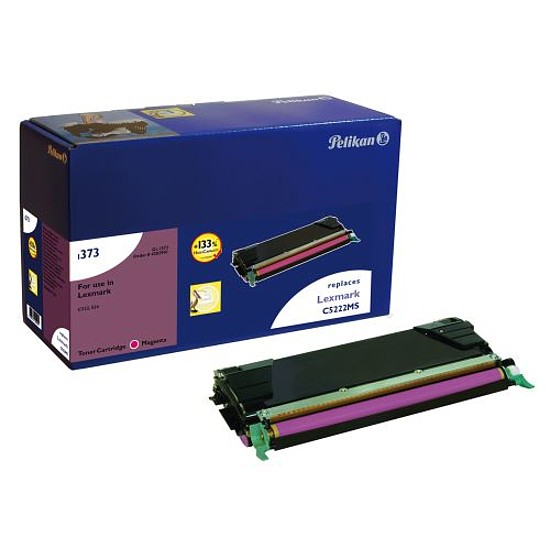 Pelikan Lexmark C522 lézertoner Magenta 3K C5220MS 4202901 Gr. 1373