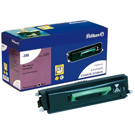 Pelikan Lexmark E250 E350 E352 lézertoner 3,5K 250A11E 4200174 Gr. 1380