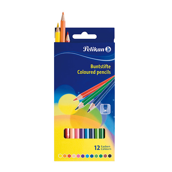 Pelikan színesceruza készlet 12db-os normál hatszög 724005
