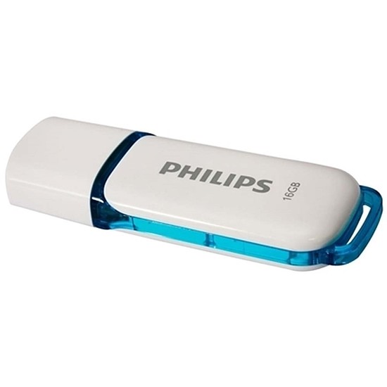 Pendrive 16GB Philips Snow USB 2.0 kupakos, kék FM16FD70B