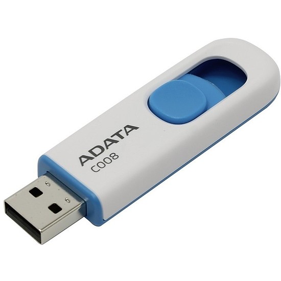 Pendrive 32GB A-Data C008 USB 2.0 fehér AC008-32G-RWE