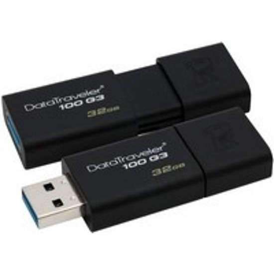 Pendrive 32GB Kingston USB 3.0 fekete DT100G3/32GB megszűnő
