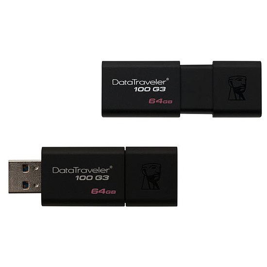 Pendrive 64GB Kingston 64GB USB 3.0 fekete DT100G3/64GB megszűnő