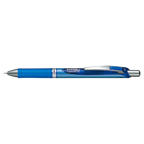 Pentel Energel BLN75 zselés roller pen kék, nyomógombos 0,5mm írásvastagság