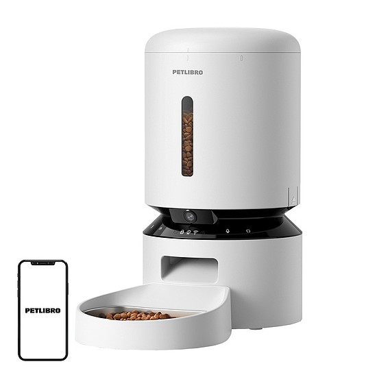 Petlibro Granary takarmányadagoló kamerával, 5L fehér (PL-AF203-34W)