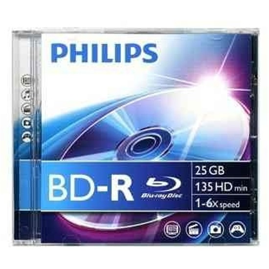 Philips BD-R25 25Gb 6x Blu-Ray (PH528638)