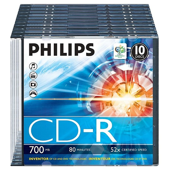 Philips CD-R 700MB 80min 52x CD tok