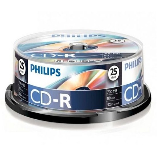 Philips CD-R 700MB 80min 52x henger 25db