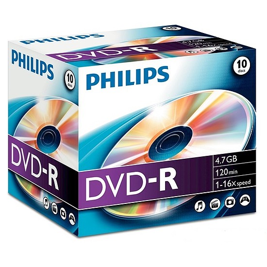 Philips DVD-R 4,7GB 16x CD tok Akció a készlet erejéig! megszűnő