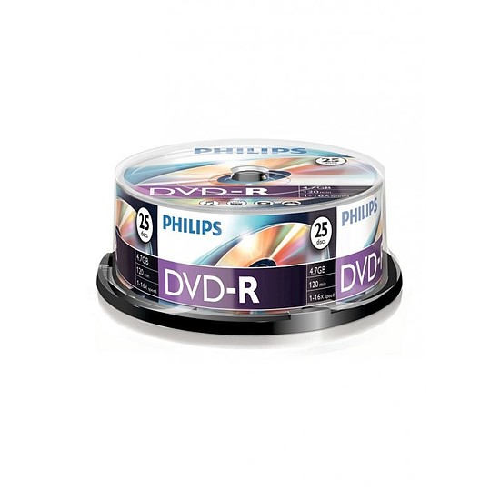 Philips DVD-R 4,7GB 16x henger 25db